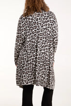 Leopard Print Design Longline Cardigan (3 Colours)