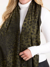 Leopard Print Tassel Scarf (3 Colours)