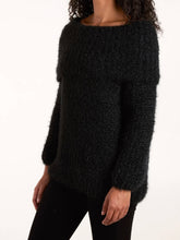 Off The Shoulder Bardot Style Fluffy Jumper (3 Colours)