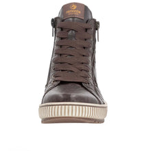 Remote D0772-25 Ottawa Brown Leather Tex High Top Style Trainer Boots