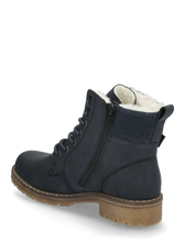 Rieker Y9102-14 Lugano Navy Blue Tex Walking Ankle Boots