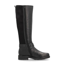 Remonte X Liz Hurley R6593-00 Odeon Black Leather Knee High Long Boots