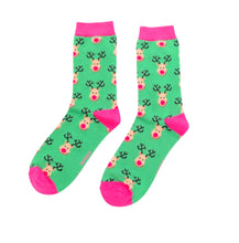 Miss Sparrow Reindeer Bamboo Socks (4 Colours)