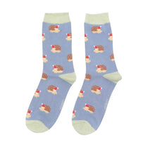 Miss Sparrow Festive Hedgehogs Bamboo Socks (2 Colours)