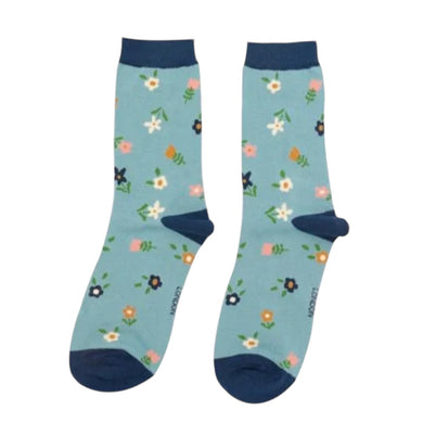 Miss Sparrow Tiny Flowers Bamboo Socks (3 Colours)