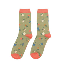 Miss Sparrow Tiny Flowers Bamboo Socks (3 Colours)