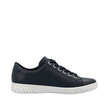 Rieker N0900-14 Lugano Navy Leather Trainers