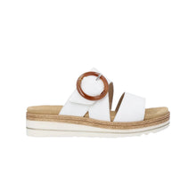 Remonte D0Q51-82 Alburi White Leather Slip-On Sandals