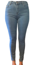 Super Stretchy B.S High Rise Skinny Mid Wash Jeans