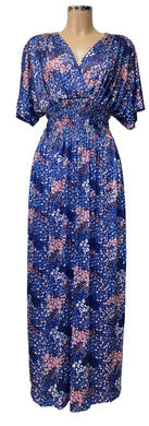 Slinky Fabric Crossover Style Printed Maxi Dress (5 Colours And Prints)