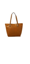 Shopper Style Bag With Tan Handles (9 Colours)