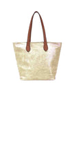 Shopper Style Bag With Tan Handles (9 Colours)