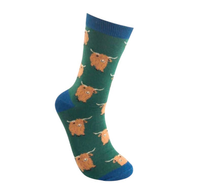 Mr Sparrow MR084 Highland Herd Bamboo Socks (2 Colours)