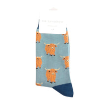 Mr Sparrow MR084 Highland Herd Bamboo Socks (2 Colours)