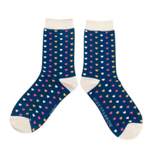 Miss Sparrow SKS256 Hearts Bamboo Socks (3 Colours)