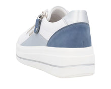 Remonte D1C101-84 Rock Leather White And Blue Multicoloured Trainers