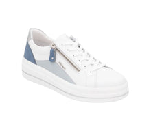 Remonte D1C101-84 Rock Leather White And Blue Multicoloured Trainers