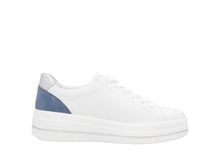 Remonte D1C101-84 Rock Leather White And Blue Multicoloured Trainers