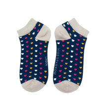 Miss Sparrow SKT012 Hearts Trainer Bamboo Socks (3 Colours)