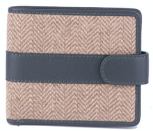 Tweed And Leather Medium Wallet (2 Colours)