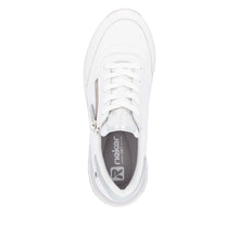 Rieker W2402-80 Rock White Leather Trainers