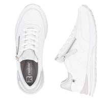 Rieker W2402-80 Rock White Leather Trainers