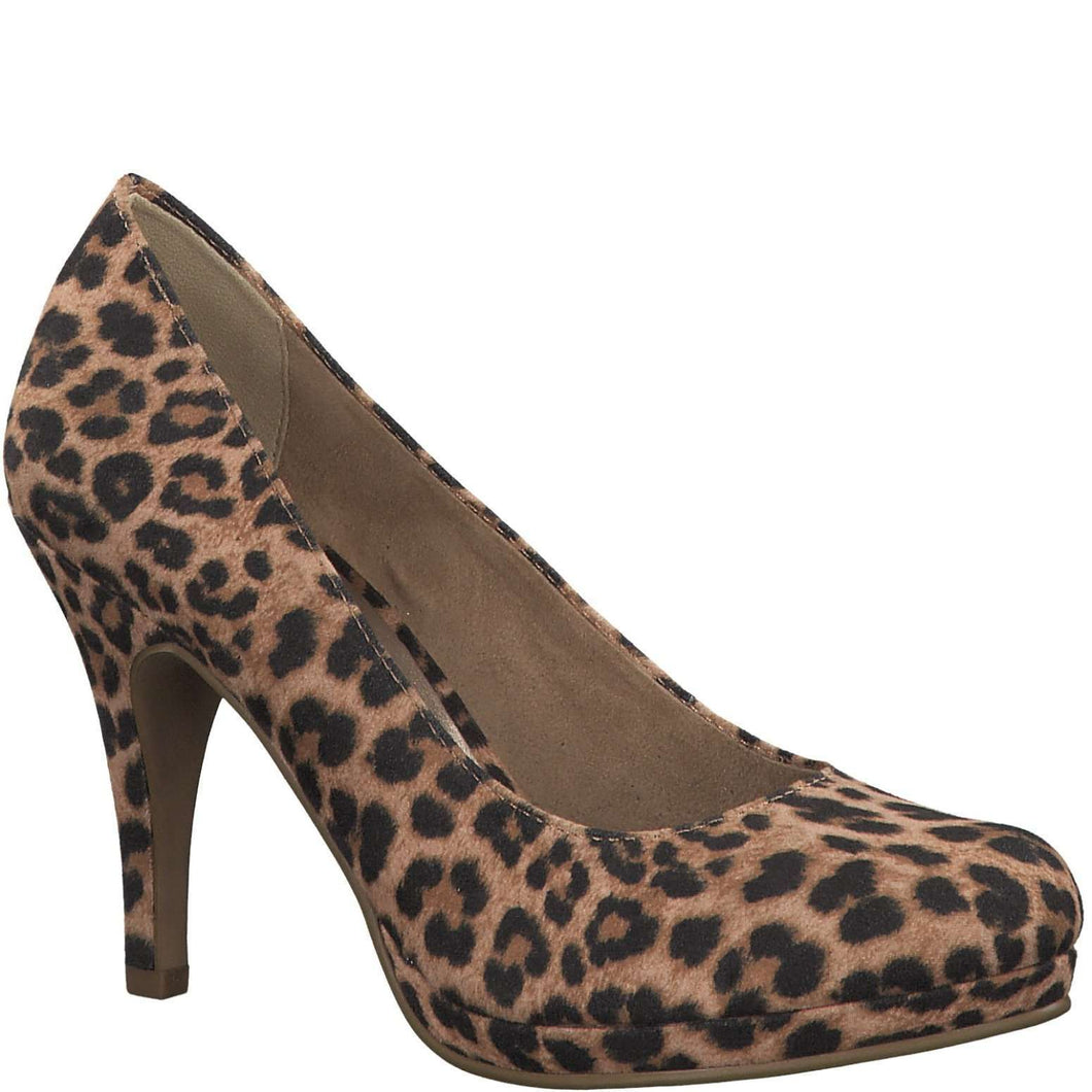Savannah in Leopard Print Suede | HB Shoes