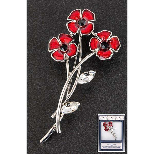 Equilibrium Poppy Posy Brooch