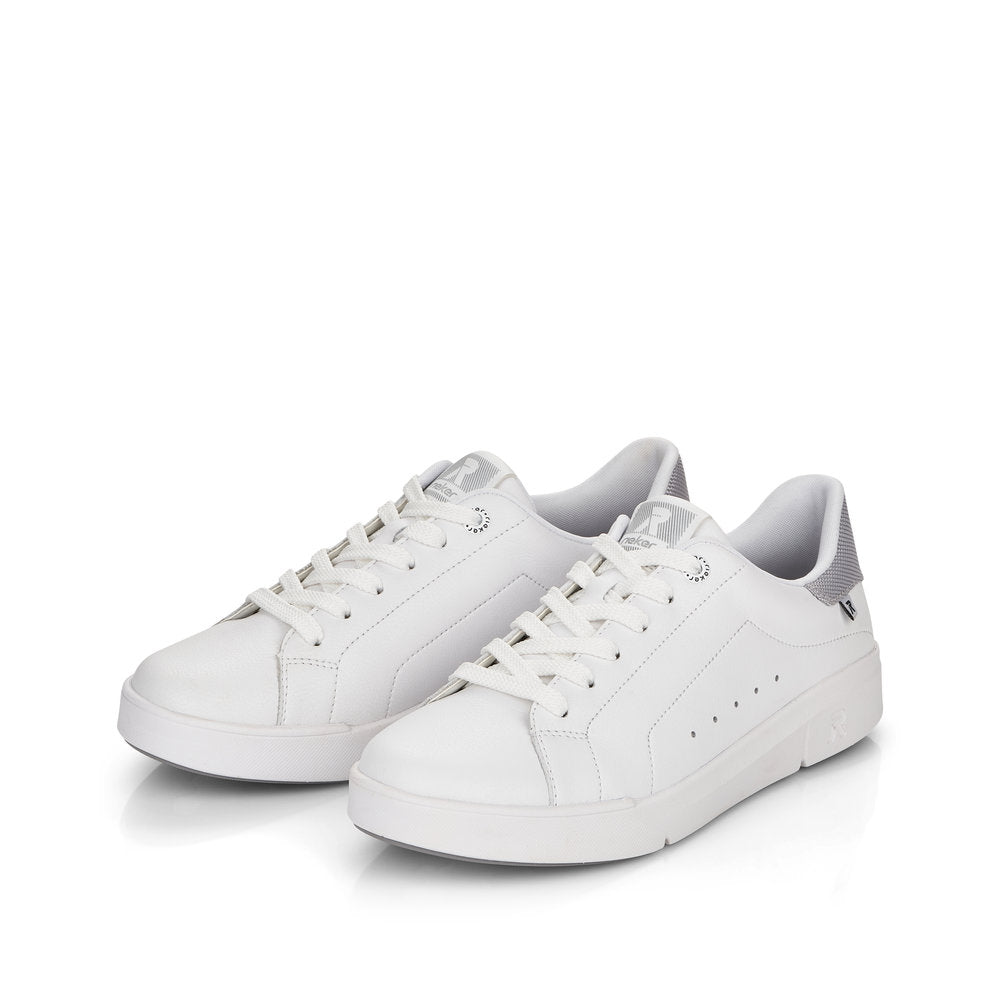 afhængige Glat Monarch Rieker 41902-80 R-Evolution White Leather Lace-Up Trainer – Missy Online:  Shoes, Fashion & Accessories Based in Leeds
