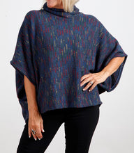 Goose Island 1572 Multi Fleck Cowl Neck Poncho (4 Colours)